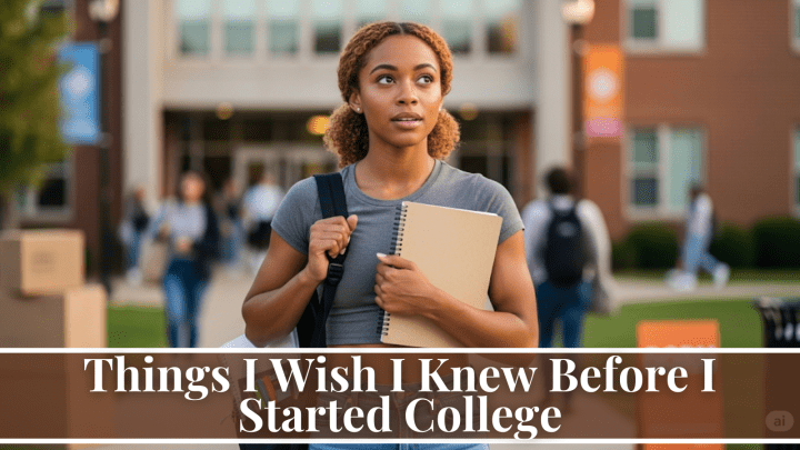Things I Wish I Knew Before I Started College