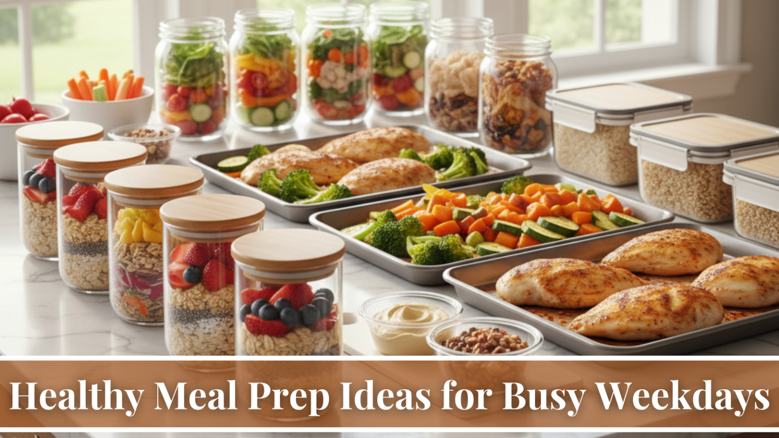 Healthy Meal Prep Ideas for Busy Weekdays - LavandaMichelle