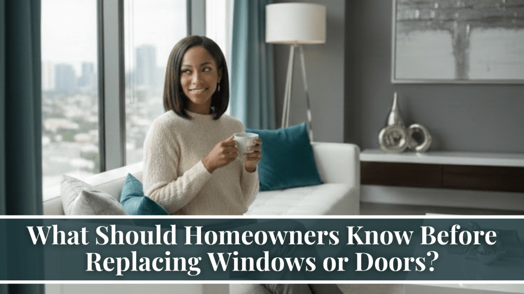 replacing windows or doors