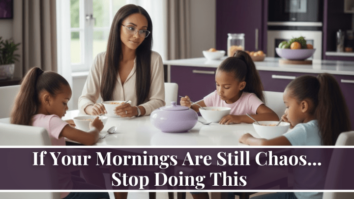 peaceful morning routine with kids