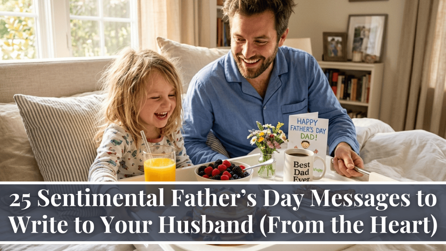 25 Sentimental Father’s Day Messages to Write to Your Husband (From the ...