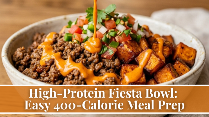 High-Protein Fiesta Bowl: Easy 400-Calorie Meal Prep