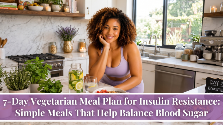 7-Day Vegetarian Meal Plan for Insulin Resistance: Simple Meals That Help Balance Blood Sugar