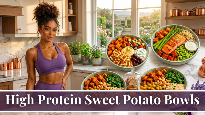 High Protein Sweet Potato Bowls