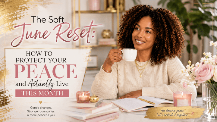 The Soft June Reset: How to Protect Your Peace and Actually Live This Month