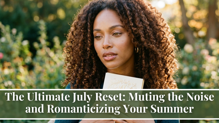 The Ultimate July Reset: Muting the Noise and Romanticizing Your Summer
