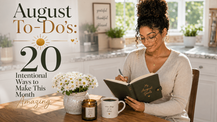 August To-Do’s: 20 Intentional Ways to Make This Month Amazing