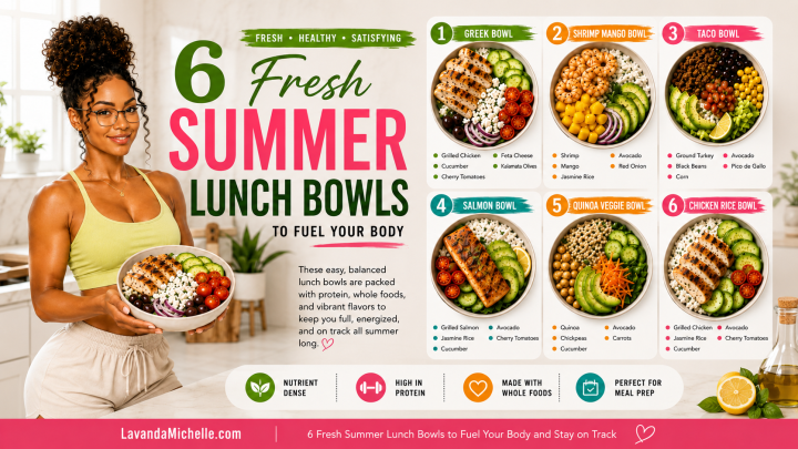 6 Fresh Summer Lunch Bowls to Fuel Your Body and Stay on Track